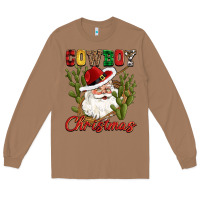 Toasted Coconut cowboy christmas western cactus Long Sleeve Tee - CowGirlArtShop
