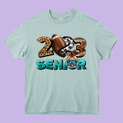 American Football Senior 2023 Heavy Core Tee Designed By Bundleandbundleshop