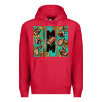 Cardinal American football mom Premium Hoodie - Jasminsmagicworld