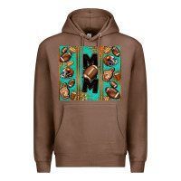 Chestnut American football mom Premium Hoodie - Jasminsmagicworld
