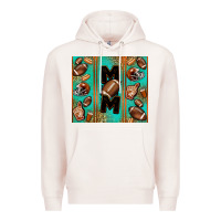 Pale Pink American football mom Premium Hoodie - Jasminsmagicworld