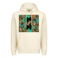 Sandshell American football mom Premium Hoodie - Jasminsmagicworld