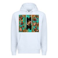White American football mom Premium Hoodie - Jasminsmagicworld