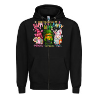 Black Happiness All Around Happy Valentines Patrick East Zipper Hoodie - CowhideDigitalArt