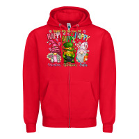 Red Happiness All Around Happy Valentines Patrick East Zipper Hoodie - CowhideDigitalArt