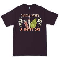 Plum smoke away a sh tty day Premium Tee - Artiststas