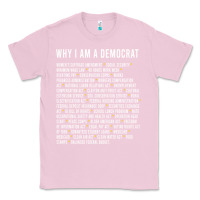 Bubblegum Pink Why I am a Democrat cool political outfit for democrats Long Sleeve Classic Tee - lanVoArt