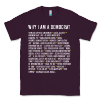 Plum Why I am a Democrat cool political outfit for democrats Long Sleeve Classic Tee - lanVoArt
