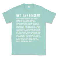 Seafoam Why I am a Democrat cool political outfit for democrats Long Sleeve Classic Tee - lanVoArt