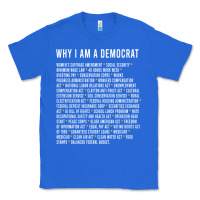 True Royal Why I am a Democrat cool political outfit for democrats Long Sleeve Classic Tee - lanVoArt