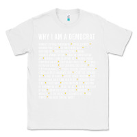 White Why I am a Democrat cool political outfit for democrats Long Sleeve Classic Tee - lanVoArt
