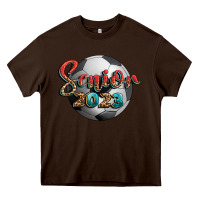 Chocolate Brown soccer senior 2023 Heavy Core Tee - BundleAndBundleShop