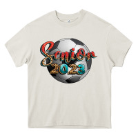 Cream soccer senior 2023 Heavy Core Tee - BundleAndBundleShop