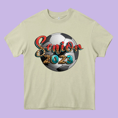 Soccer Senior 2023 Heavy Core Tee Designed By Bundleandbundleshop