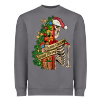 Storm sorta merry sorta scary skeleton Heavyweight Sweatshirt - FaDigitalArtStudio