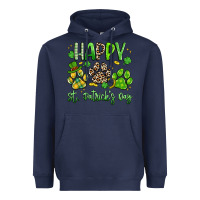 Navy happy st. patricks day paws Heavyweight Hoodie - Artiststas