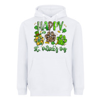 White happy st. patricks day paws Heavyweight Hoodie - Artiststas