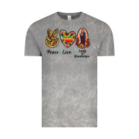Cloud Rock Peace Love Lady Of Guadalupe Vintage Tee - RanaPortraitStore
