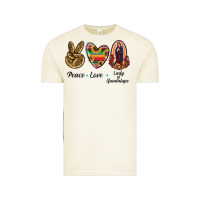 Vintage Arctic Peace Love Lady Of Guadalupe Vintage Tee - RanaPortraitStore