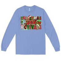 Colony Blue christmas spirit activate Long Sleeve Tee - CowGirlArtShop
