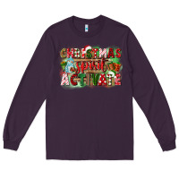 Plum christmas spirit activate Long Sleeve Tee - CowGirlArtShop