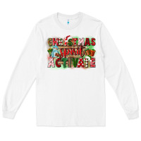 White christmas spirit activate Long Sleeve Tee - CowGirlArtShop