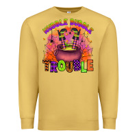 Antique Gold hubble bubble trouble Premium Sweatshirt - Artiststas