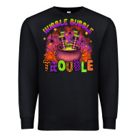 Black hubble bubble trouble Premium Sweatshirt - Artiststas