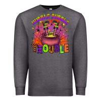 Charcoal Heather hubble bubble trouble Premium Sweatshirt - Artiststas