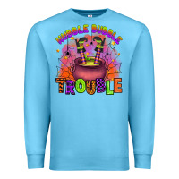 Ocean Blue hubble bubble trouble Premium Sweatshirt - Artiststas