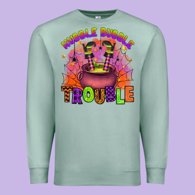 Hubble Bubble Trouble Premium Sweatshirt Designed By Artiststas