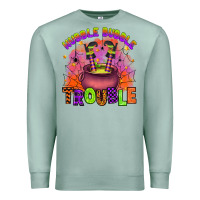 Seafoam hubble bubble trouble Premium Sweatshirt - Artiststas