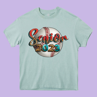 Baseball Senior 2023 Heavy Core Tee Designed By Bundleandbundleshop