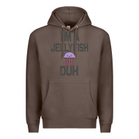 Coffee i m a jellyfish duh halloween costume Premium Hoodie - lanVoArt