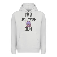 Dove Grey i m a jellyfish duh halloween costume Premium Hoodie - lanVoArt