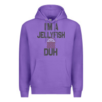 Purple i m a jellyfish duh halloween costume Premium Hoodie - lanVoArt