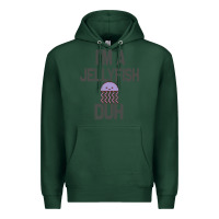 Sports Green i m a jellyfish duh halloween costume Premium Hoodie - lanVoArt