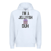 White i m a jellyfish duh halloween costume Premium Hoodie - lanVoArt