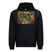Black American football background Urban Hoodie - BarkalooDesign