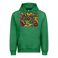 Emerald American football background Urban Hoodie - BarkalooDesign