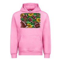 Fuchsia Pink American football background Urban Hoodie - BarkalooDesign