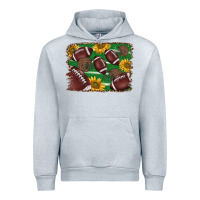 Heather Grey American football background Urban Hoodie - BarkalooDesign