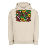 Pigment French Oak American football background Urban Hoodie - BarkalooDesign