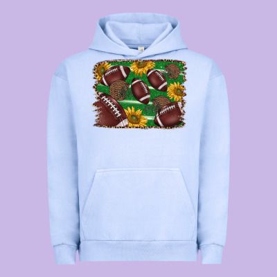 American Football Background Urban Hoodie Designed By Barkaloodesign
