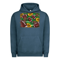 Pigment Midnight Navy American football background Urban Hoodie - BarkalooDesign