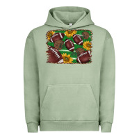 Pigment Oil Green American football background Urban Hoodie - BarkalooDesign