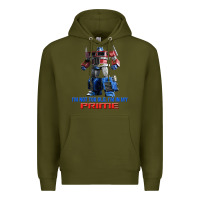 Army Green optimus prime 2 Premium Hoodie - lanVoArt