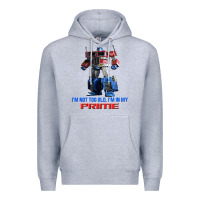 Heather Grey optimus prime 2 Premium Hoodie - lanVoArt