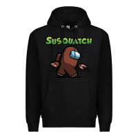 Black susquatch gift nature Premium Hoodie - lanVoArt