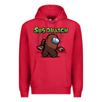 Cardinal susquatch gift nature Premium Hoodie - lanVoArt